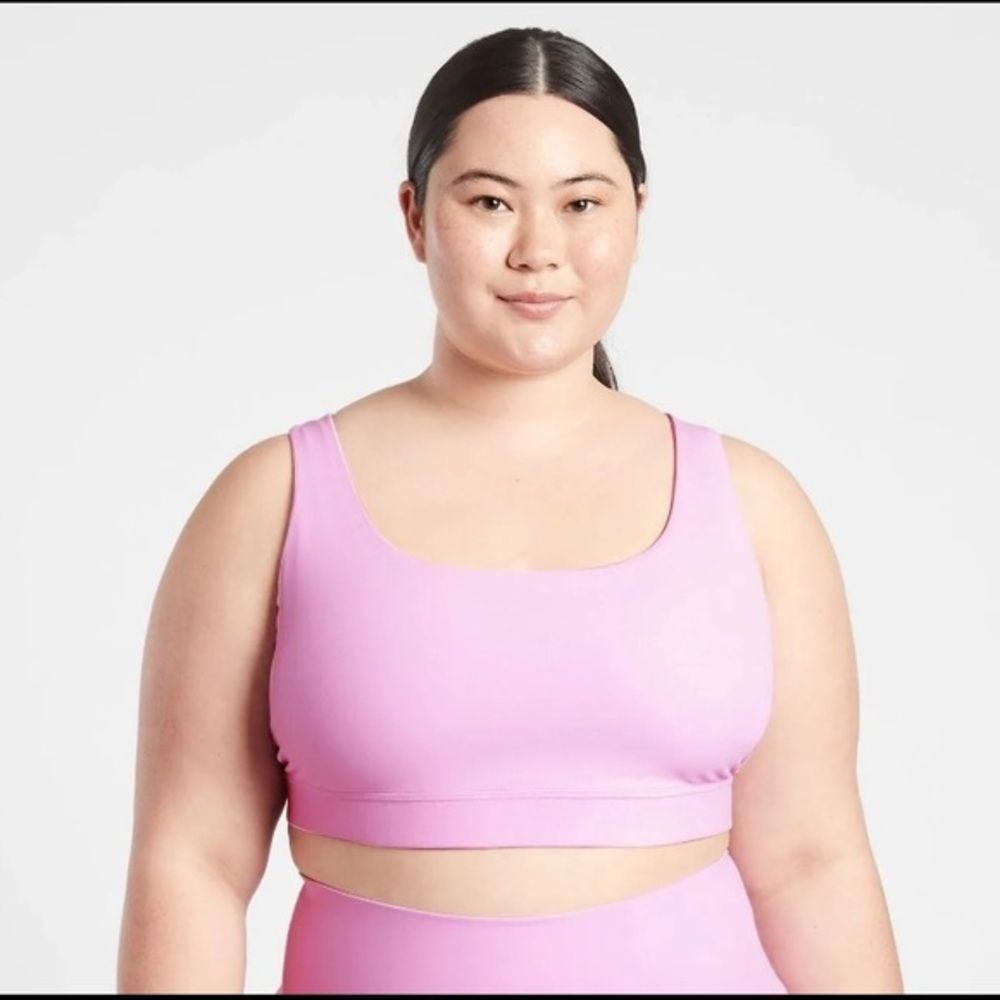 Athleta Exhale Sports Bra D-DD NEW Size 3X Opaque Lilac